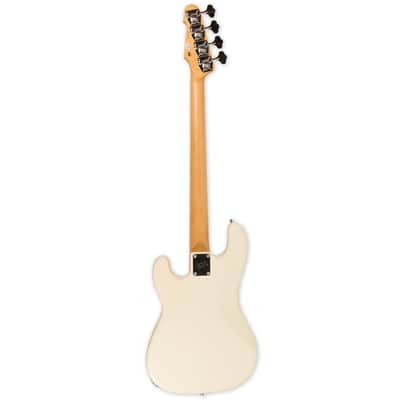 ESP E-II Vintage 4 PJ Olympic White Half Satin | Reverb