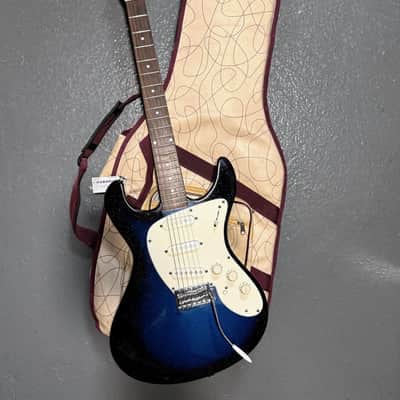 Danelectro Dano-Blaster Hearsay Electric Guitar, Blue, MIK (W/Case) (Used) image 7