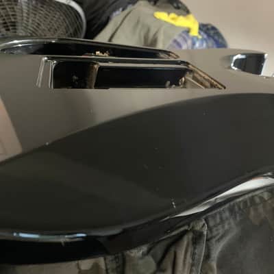 Jackson Dinky Rev Professional 1994 body - Black image 11