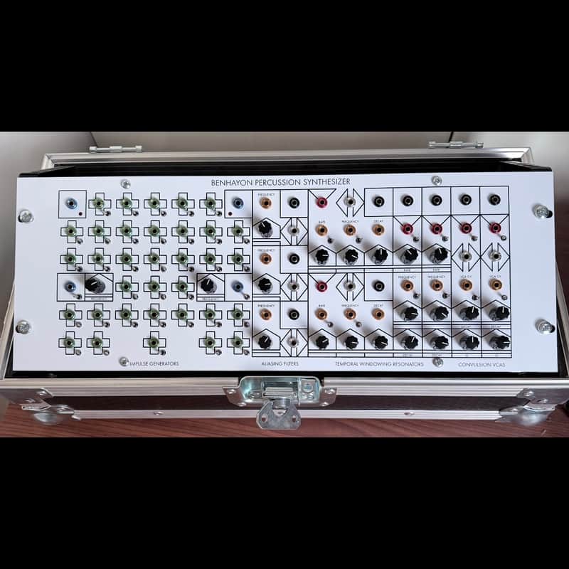 *RARE* Benhayon Percussion Synthesizer - 4U 19” Panel, Minijack I/O image 1