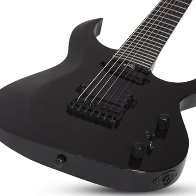 Schecter Sunset-7 Triad - Gloss Black (2575) image 9