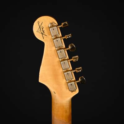 Fender Custom Shop 1962 Stratocaster w/ Gold Hardware Heavy Relic- Frost Gold / Pink Paisley 2024 (R139235) image 10