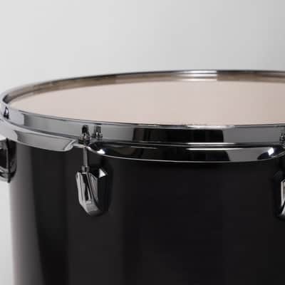 British Drum Company Enigma 3pc Club Drum Set Satin Black. New with Full Warranty! image 14