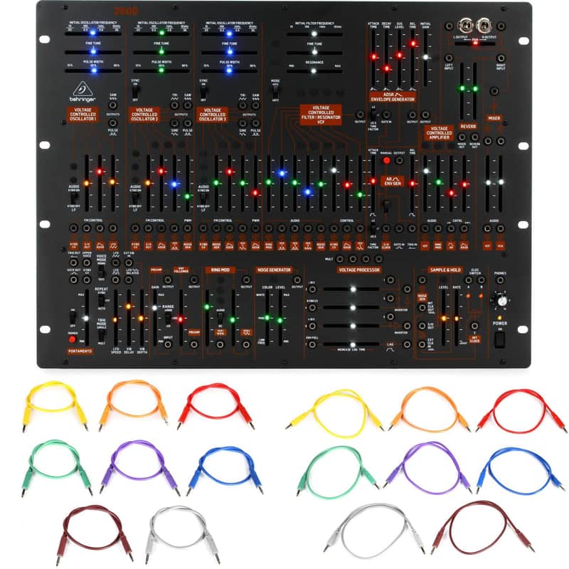 Behringer 2600 Analog Semi-modular Synthesizer with Patch Cables image 1