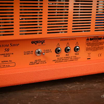 Orange Custom Shop 50 Head image 5