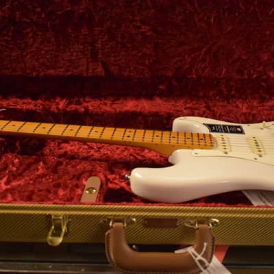 Fender American Ultra Luxe Vintage '50s Stratocaster White Blonde Maple Fingerboard image 11