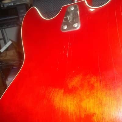 Beautiful Vintage Hagstrom Viking, made in Sweden in 1967, very rare image 12