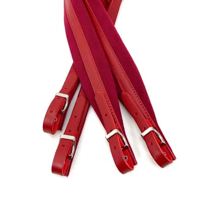 Petosa V-106 Classic Accordion Straps (40"-45.5") Red image 1