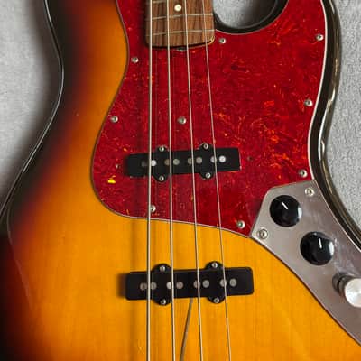 Fender Jazz Bass MIJ Made in Japan 1991-1992 3-Color Sunburst w/ Gig Bag image 6
