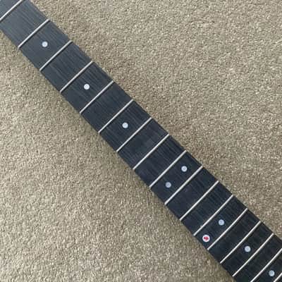 Maple Wood 5 String Bass Neck, 24 Frets Rosewood Fingerboard image 12