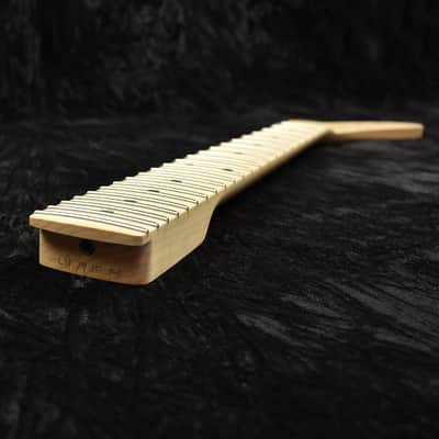Musikraft - Replacement Banana Guitar Neck - Rock Maple - 1-11/16" Nut Width image 7