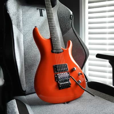 Ibanez MIJ Joe Satriani JS2410 - Muscle Car Orange image 15