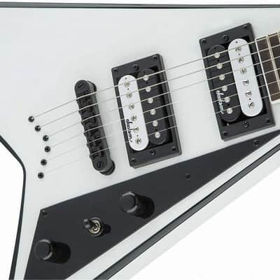 Jackson JS Series Rhoads JS32T - White with Black Bevels image 5