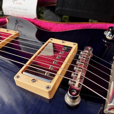 ♚SUPER RARE♚2012 Gibson CUSTOM SHOP Les Paul Standard 'AAAAA' FIGURED♚8.9LB♚COBALT BLUE image 8