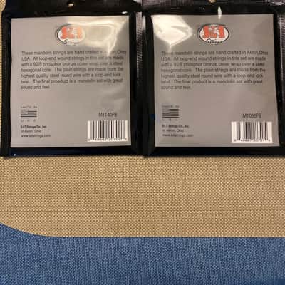 SIT  Light gauge mandolin strings 2024 Phosphor bronze/ loop end image 2