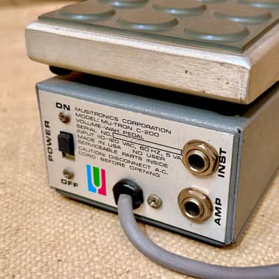 Mu-Tron C-200 Wah & Volume 1975 - Grey image 4