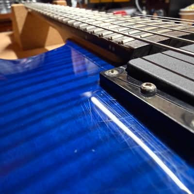 Dean C350F Trans Blue W/ Mods Ready for Shreddy ($800 MODS/WORK DONE) image 6
