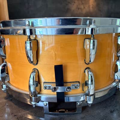 Pearl B-5314D Masters maple custom snare 14x6.5” 1996 - #Natural maple image 9