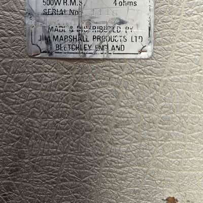 Marshall Jubilee Bass rig Late 80's - Silver/ grey tolex image 5