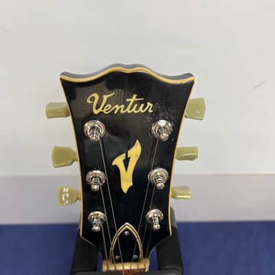 Vintage Ventura Hollow Body Electric Guitar Made in Japan with Case ES-175 Style image 3
