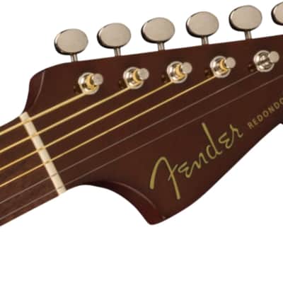 Fender Redondo Player Dreadnought Acoustic-Electric Guitar, Solid Spruce Top, Sunburst image 5