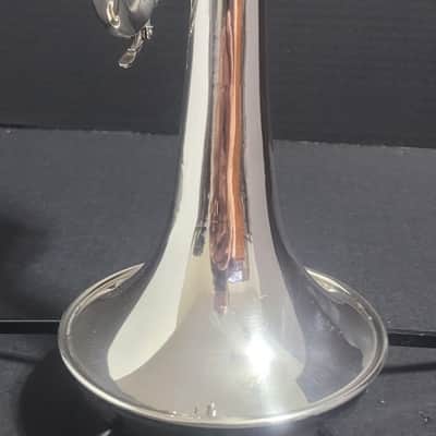 Vintage King Sliver Flair 1055T Professional Trumpet, Mouthpiece and Original Hard Case 1970-1975 - Silver plated image 19