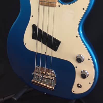 1982 Peavey USA T-20 4-String Bass Guitar Frost Blue Metallic w/ OHSC image 4