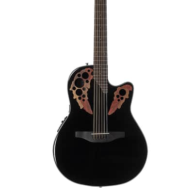 Ovation CE4412-5 Celebrity Collection Elite Specialty Mid Depth 12-String Acoustic-Electric Guitar image 10