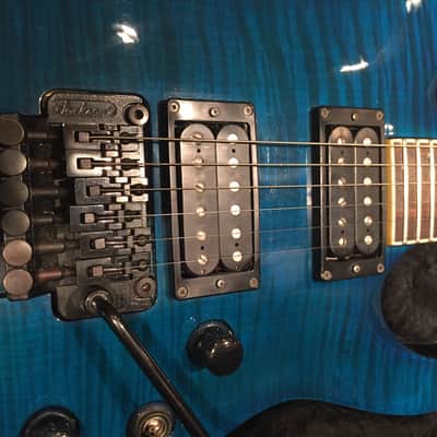 Jackson Soloist Archtop Pro 1990 Transparent blue image 4