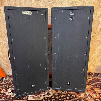 Vintage 1960s WEM Watkins 3x10 Amplifier PA Clip Columns Cabinets w Elac 10N/106 image 9