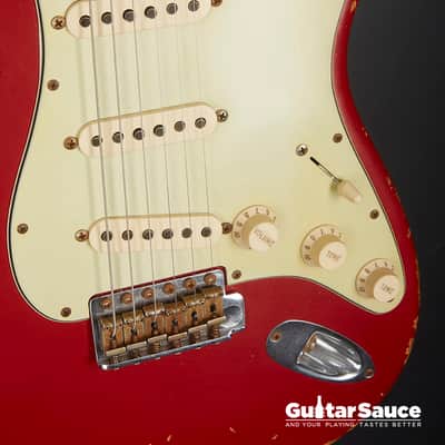 Fender Custom Shop 62 Stratocaster Dakota Red Relic 2007 Used (Cod.1528UG) image 8