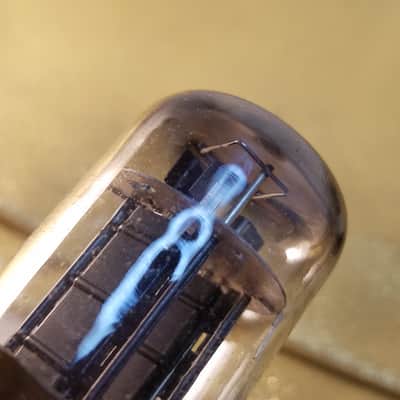 Raytheon Matched Pair (2) JAN-JRP-6SN7WGT tNOS AT1000 TESTED Vacuum Tubes military brown base dual triode 1956-1959 image 10