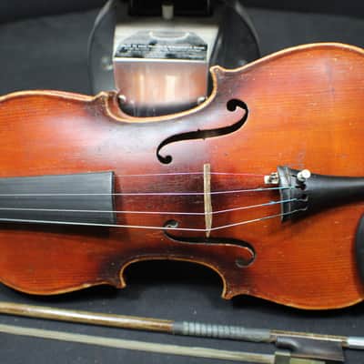 An Antique Antonius Stradivarius 3/4 Size Violin, Bow & Case Ready to Play # 6 V image 3