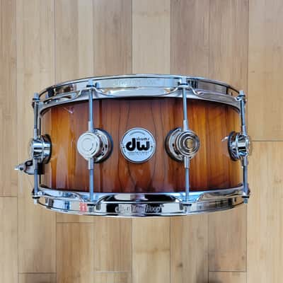 Snares - (Used) DW Collector's Series 5.5x14 Almond Snare Drum image 1