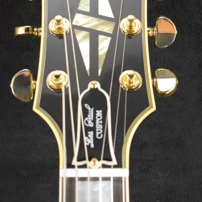 Gibson Custom Shop Les Paul Custom Chambered Body Slim Neck 3 Pickup Ebony VOS GH Fuller's Exclusive image 8