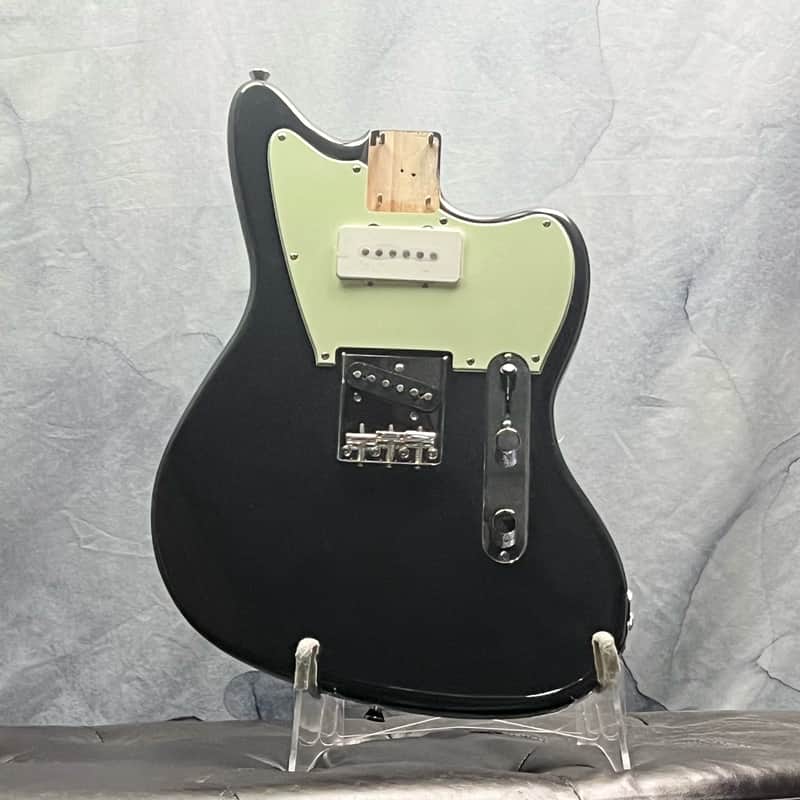 Squier Loaded SJ Offset Telecaster Jazzmaster Body Charcoal Frost Metallic image 1