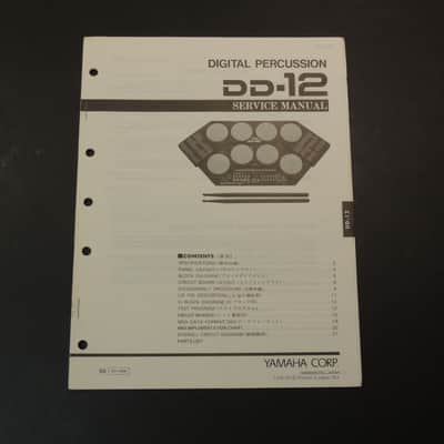 Yamaha DD-12 Service Manual [Three Wave Music]