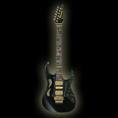 Ibanez PIA3761 Steve Vai Signature Electric Guitar - Onyx Black image 1