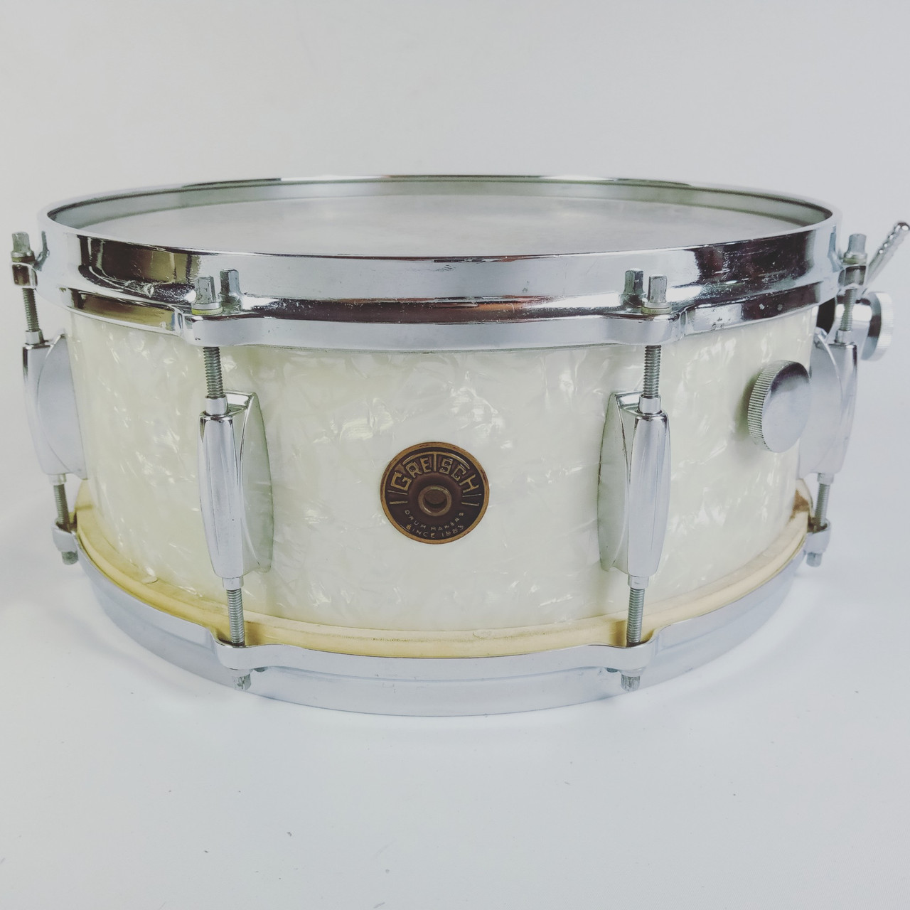 Gretsch Broadkaster 4157 WMP 5.5x14"Name Band Snare Drum Vintage'59 Jasper Maple — main photograph