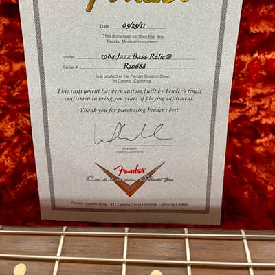 Fender Custom Shop '64 Jazz Bass Relic 2006 - 3-Tone Sunburst image 20
