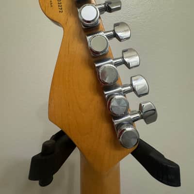 Fender American Deluxe Fat Stratocaster HSS with Rosewood Fretboard 1999 - 2001 - Crimson Transparent image 8