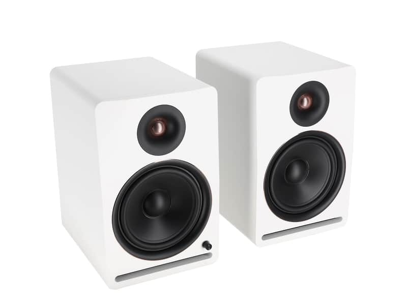 Pair Rockville APM8W v2 8" Active Powered Studio Monitor Speakers USB+Bluetooth image 1
