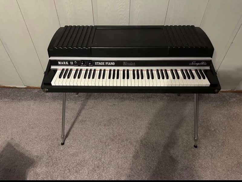 Rhodes Mark II Stage 73 Electric Piano 1980 - 1983 - Black Flat Top image 1