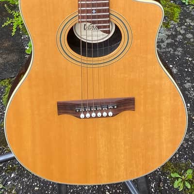 2005 Line 6 Variax 700 Acoustic Modeling Guitar W/Bag+ Power Supply Natural image 1