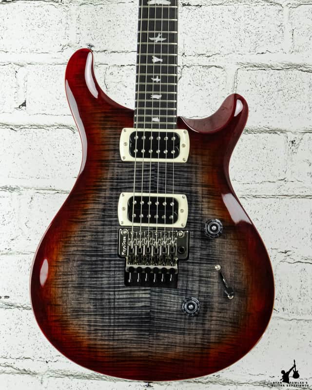 PRS SE Custom 24 Floyd Charcoal Cherry Burst w/ Bag (#5541) image 1