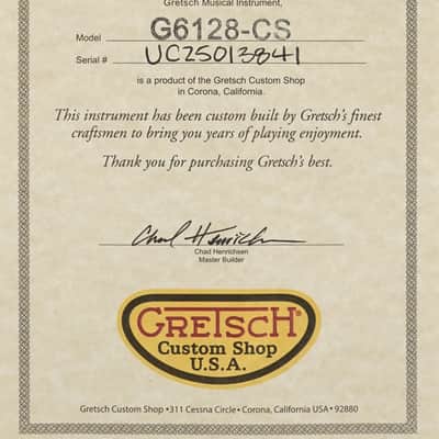 2025 Gretsch Custom Shop G6128-55 True Timbre Flame Maple Chad Henrichsen image 7