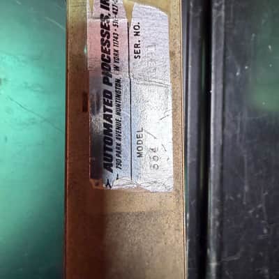 API 554 500 Series 3-Band Equalizer Module 1970s - Black image 2