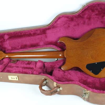 1998 Gibson Les Paul Standard Double Cut Amber Flame Maple Top Original Case 7 lbs 1 oz 60's 1960's Neck Profile image 3