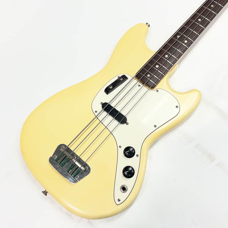 Fender Musicmaster Bass 1975 - Olympic White image 1