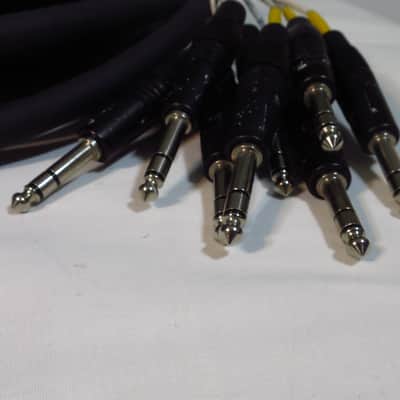 Horizon CUSTOM 9 Pair 8 Channel - 1/4" TRS to 1/4" TS - Black image 3